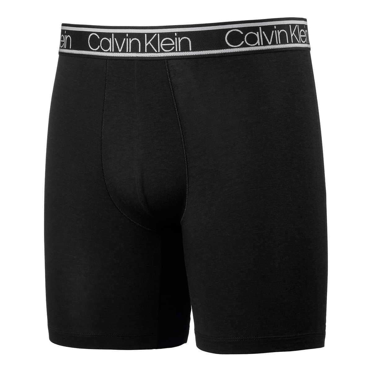 Calvin Klein Men's X-Large Microfiber Boxer Briefs Pack of 3 (Alpha) image 3