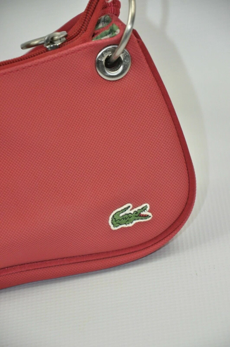 VINTAGE LACOSTE BAGUETTE SHOULDER BAG RED |