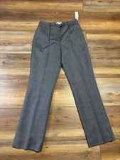 Vintage Pendleton Pant Womens 6 Black Pleated Front 100% Wool Made in USA NWT