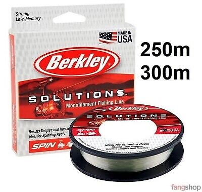 Berkley Solutions Spinning Mono 250m 300m Angelschnur Raubfisch Angeln