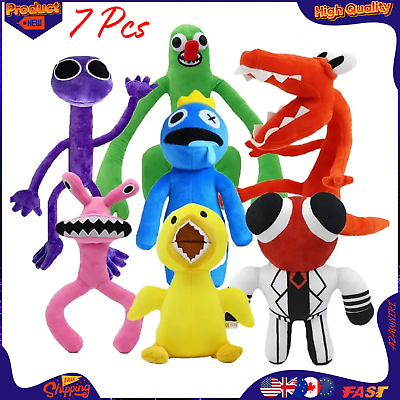 Cartoon Roblox Rainbow Friends Doors Horror Plush Toys Stuffed