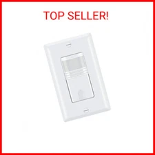 ECOELER 3Way Motion Sensor Light Switch, PIR in Wall Sensor Switch, Occupancy Se