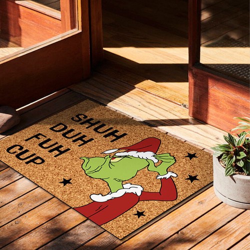Xmas Grinch Christmas Festival Decoration Front Door Carpet Indoor Outdoor Mat a - Bild 18 von 19