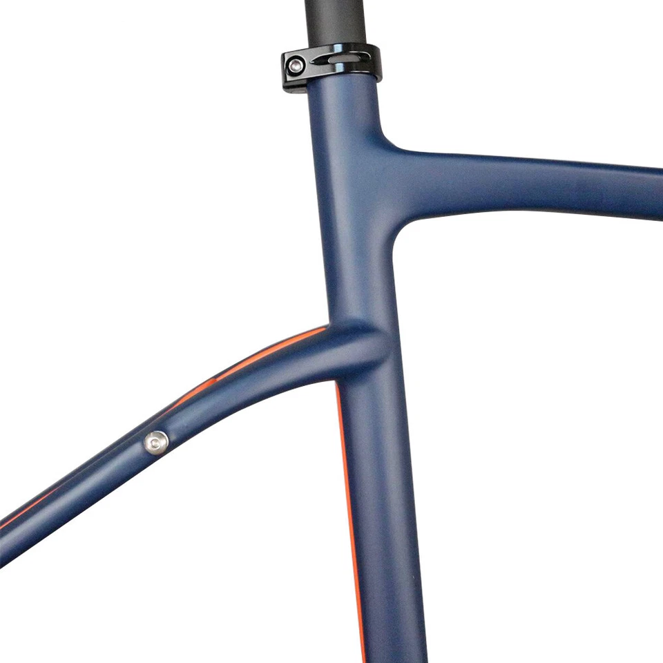 Gravel Carbon Fiber Bike Fahrradrahmen Touring Road Bicycle Frame 700*45c - Bild 2 von 4