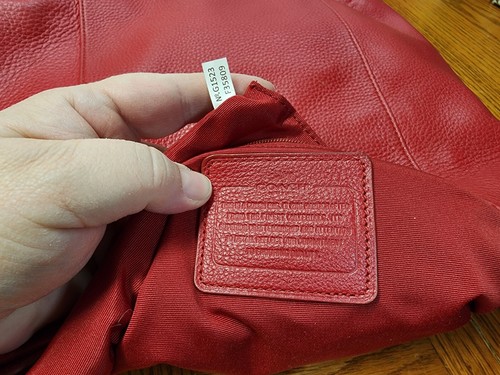 Borsa a tracolla Coach F35809 Isabella donna classica pelle rossa nuova con etichette ($350) - Foto 10 di 12