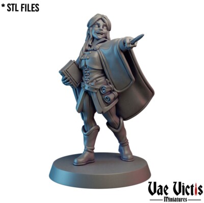 Apprentice Boy Wizard   Miniature DnD D&D Pathfinder RPG