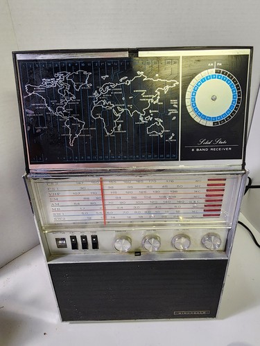 Vintage Air Castle ~ 8 Band 19 Transistor Solid State Radio ~ AM/FM | eBay