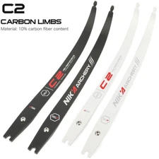 ILF Recurve Bow Carbon Limbs 68" 12-50LBS Archery Shooting Hunting NIKA C2