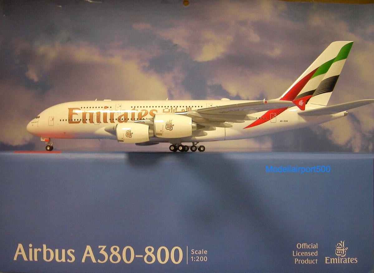 Herpa Wings 1:200 Airbus A380-800 Emirates A6-EOG 572927