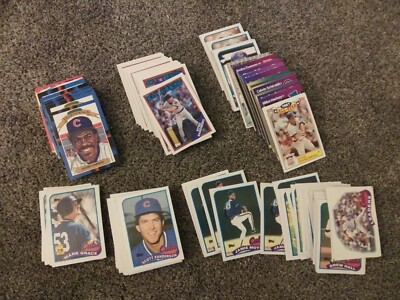 Chicago Cubs 1980s (1988-1989) Singles - You Pick - Build a custom lot!