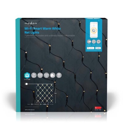 SmartLife Weihnachtsbeleuchtung Netz 400 LED´s