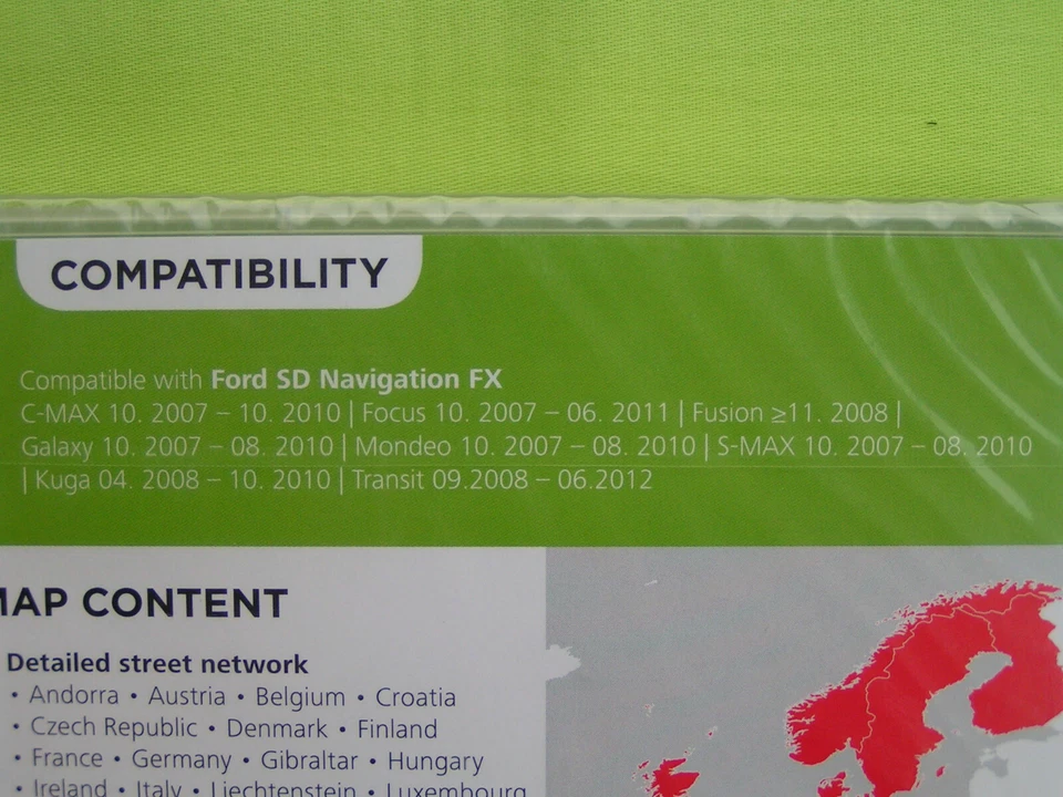 NEU SD CARD NAVIGATION FORD EUROPA FX 2019 FOCUS KUGA GALAXY MONDEO C-MAX S-MAX - Bild 3 von 4