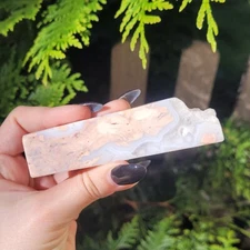 Cotton Candy Agate Crystal Free Form 2.15oz (Cute, Unique, Gift)