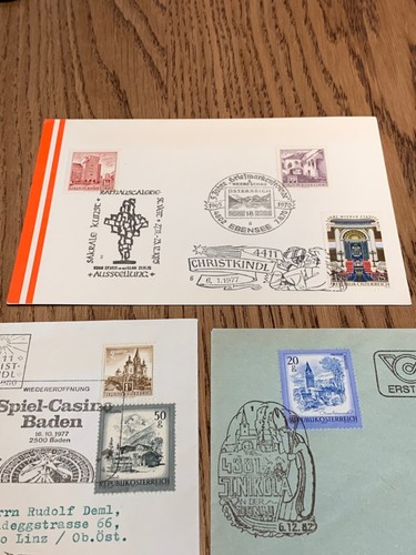 1971-83 CUBIERTAS POSTALES AUSTRIA NAVIDAD Y OTROS TEMAS - Imagen 4 de 6