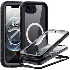 For iPhone 16e Case Waterproof Shockproof Heavy Duty Full Body Cover Cushion
