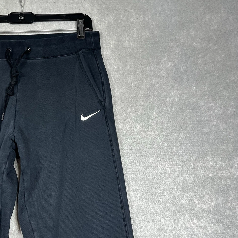 Nike Sweatshirt Hoodie Sweatpants Womens Medium Black Swoosh Two Piece Set - Image 4 of 4