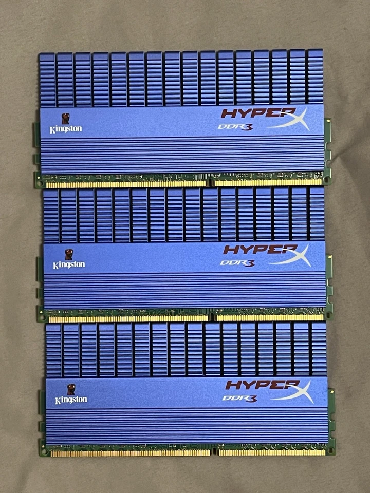 3x2GB Kingston HyperX DDR3 1800MHz KHX1800C9D3T1K3/6GX - Image 2 of 3