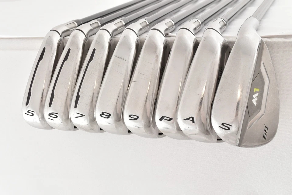 8PCS Taylormade M1 Iron Set 5-6-7-8-9-P-A-S TM7-117 Flex R Regular RH Golf Clubs - Image 3 of 4