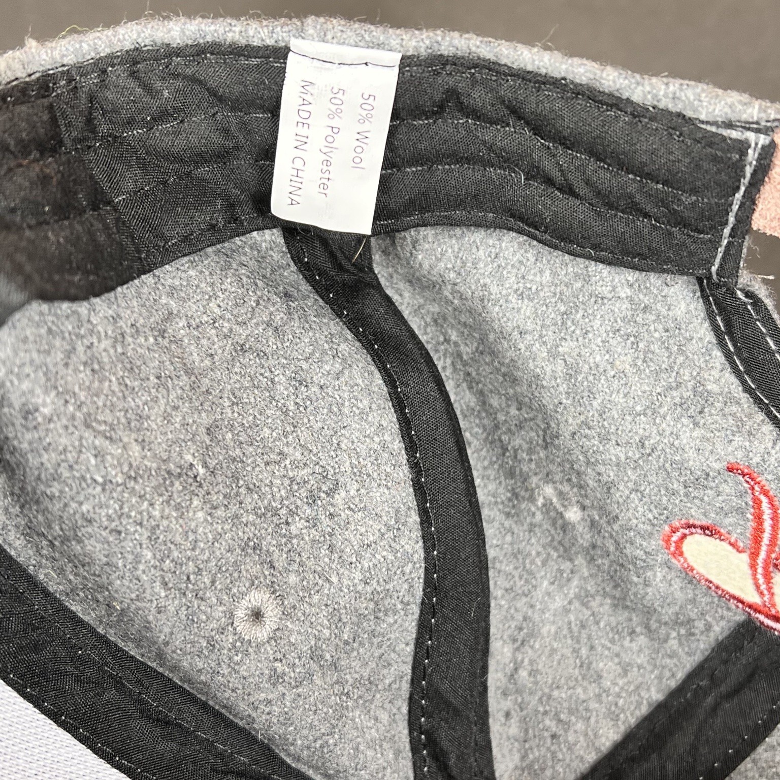 Rainier Beer Hat Wool Blend Leather Patch Strapba… - image 6