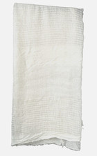 Womens Scarf Soft Ivory Lightweight Sheer Woven Cottagecore Coastal Casual Layer