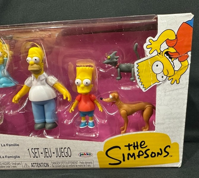 New The Simpsons Family Multi-Pack 7 Piece Action Figure Set Jakks