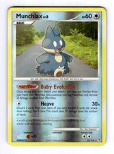 Munchlax Diamond and Pearl #33 (2007) Rare Reverse Holo MP Pokemon on eBay