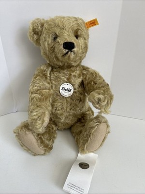 Steiff Classic 1920 Teddybär 35 cm mit Knurrer 000737 mit Etikett 70% Mohair