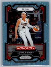 Aerial Powers 2024 Panini Prizm Monopoly WNBA #48 Light Blue /199