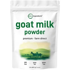 Micro Ingredients Goat Milk Powder-2Lb, Rich in Protein, Calcium, & Probiotics D