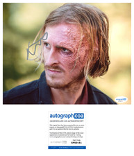 Austin Amelio ‘The Walking Dead’ Signed Autograph 8x10 Photo ‘Dwight’ ACOA