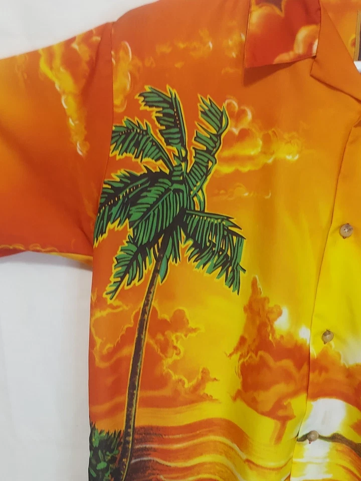 Camisa Margaritaville Para Hombre Mediana Hawaiana Playa Tequila Crucero Fiesta Verano Foto 3 de 4