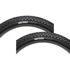 Pack of 2 Kenda KRad Tire 26 x 2.3 TPI 60 Clincher Wire Black StreetDJ