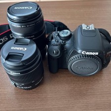 Canon EOS Digital SLR Camera with 2 Lenses EF-S 18-55mm 55-250mm Accessories
