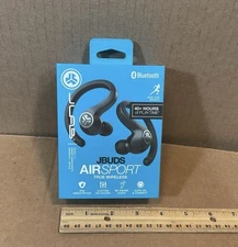 JLab Audio - JBuds Air Sport True Wireless In-Ear Headphones - Black NEW