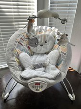 Baby Bouncer Rocker Seat with Vibrations Music and Removable Pad