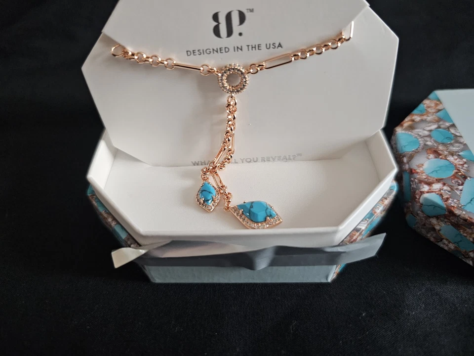 Anillo Bomba Fiesta Diciembre Cumpleaños Collar NK85259 "Link And Bling" Oro Rosa/ Foto 3 de 4