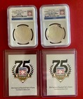 2014 P $ 1 Hall Of Fame Baseball MS70 And Pr70 Early Release Lot Of 2 — photo 1