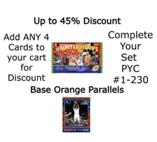 2024-25 Panini Haunted Hoops Orange #1-230 Pick Your Card Complete Your Set