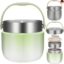 Thermobehälter für Essen 1200ml ? Auslaufsichere Edelstahl Thermoschüssel mit De