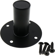 Speaker Stand Top Hat 4.21X3.34Inch Black Metal Speaker Mount Stand Top Bracket