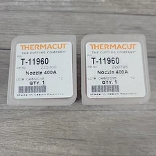 THERMACUT 220708 Nozzle 400A T-11960 Lot Of 2 Suitable For Hyperformance Plasma