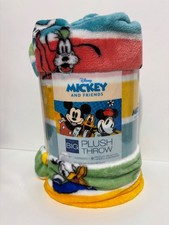 The Big One Disney Mickey  Friends Classic Soft Plush Throw Blanket 5 ft x 6 ft