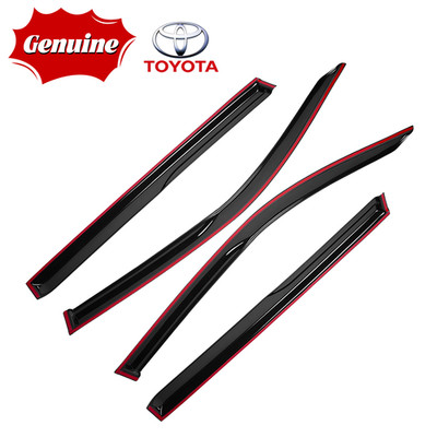 Genuine Toyota Window Visors Highlander 2014-2019 Vent Rain Guards Deflectors