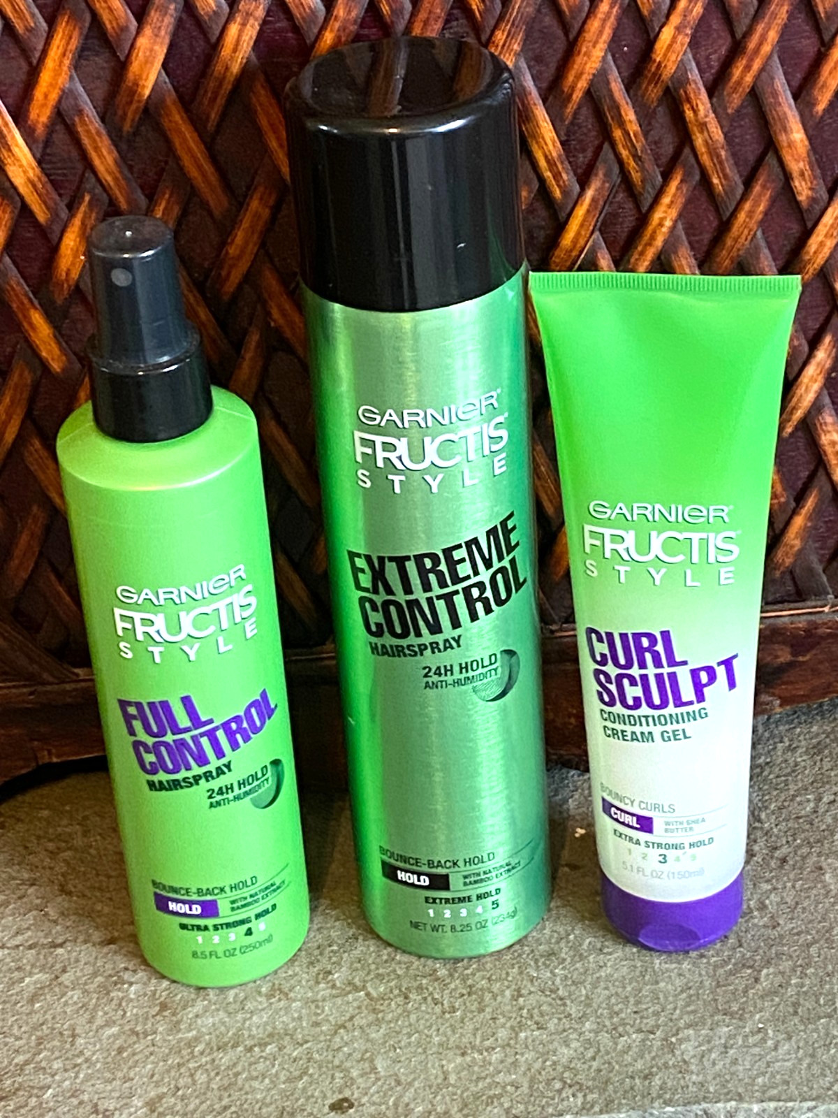 #5/full Control Spray #4/curl Sculpt Gel