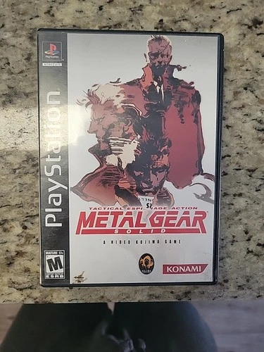 Metal Gear Solid (Sony PlayStation 1) PS1 CIB complete Tested Game w/ Manual