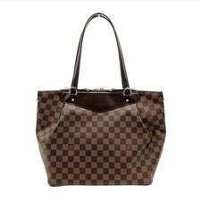 Louis Vuitton LV  Westminster GM Tote Bag Damier Ebene N41103 Brown DR0182 Ladie