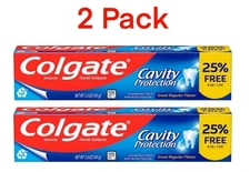 SET OF 2 Great Regular Flavor  Colgate Cavity Protection Fluoride Toothpaste 5oz