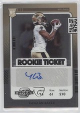2021 Panini Contenders Optic Rookie Ticket Auto Kawaan Baker #200 Auto rf2