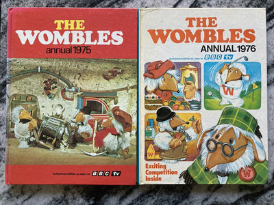Wombles Annuals 1975 And 1976, Text by Original Creator Elizabeth Beresford