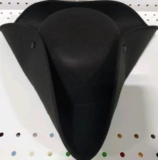 Nicky Bigs Novelties Felt Pirate  Style Black Tricorn Hat  7202NB